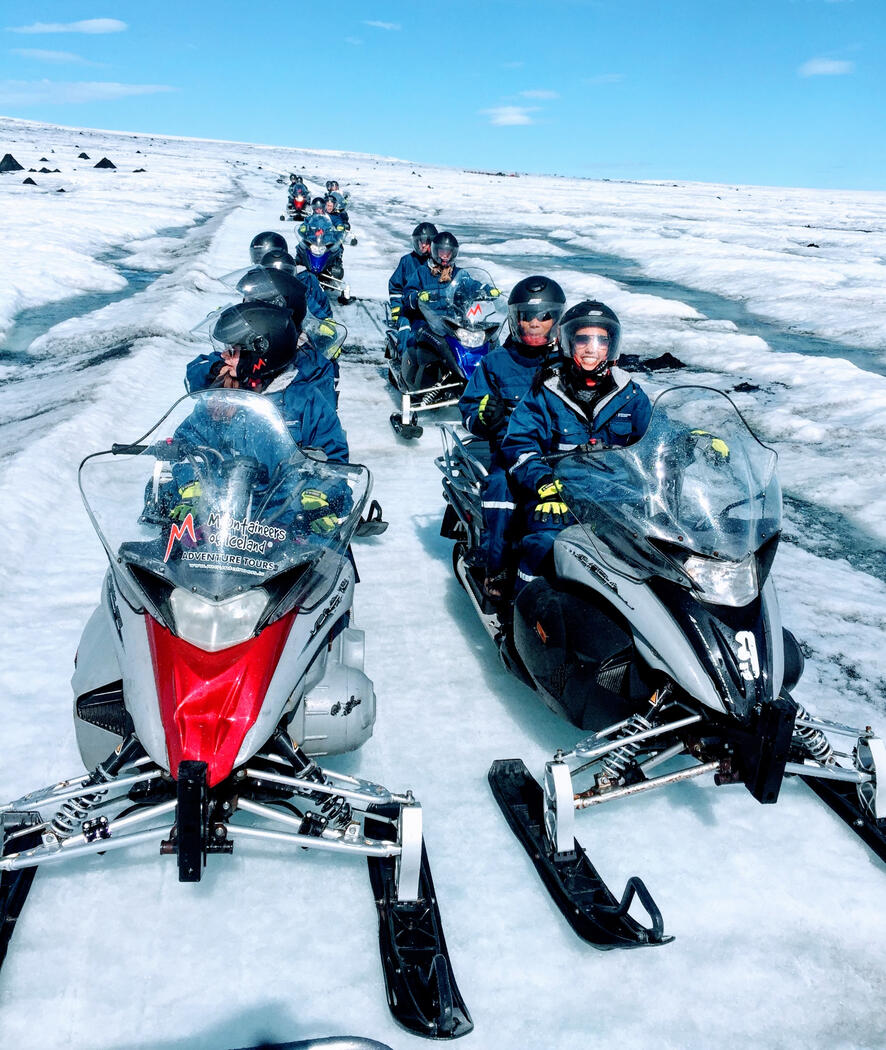 Snowmobiles-Langjokull